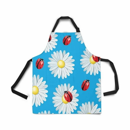 ASHLEIGH Adjustable Bib Apron for Women Men Girls Chef with Pockets Colorful Ladybug Camomile Novelty Kitchen Apron for Cooking Baking Gardening Pet Grooming Cleaning
ASHLEIGH Adjustable Bib Apron for Women Men Girls Chef with Pockets Colorful Ladybug Camomile Novelty Kitchen Apron for Cooking Baking Gardening Pet Grooming Cleaning
