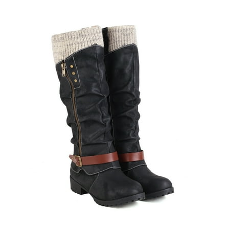Thick-soled Wedge Heel Muck Boots Faux Leather Full Side Zipper Waterproof Combat Boots Women‘s Footwear
Thick-soled Wedge Heel Muck Boots Faux Leather Full Side Zipper Waterproof Combat Boots Women‘s Footwear