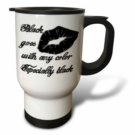 Black Goes With Any Color - Especially Black 14oz Stainless Steel Travel Mug tm-308646-1
Black Goes With Any Color - Especially Black 14oz Stainless Steel Travel Mug tm-308646-1