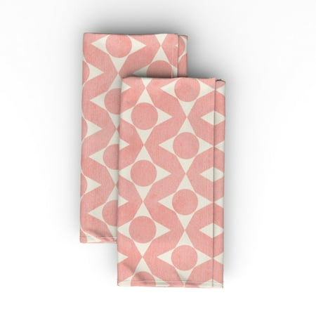 Cotton Sateen Dinner Napkins (Set of 2) - Pink Retro Mod Mid Century Midcentury Modern Geometric Blush Vintage Style Glam Watercolour Nursery Print Cloth Dinner Napkins by Spoonflower
Cotton Sateen Dinner Napkins (Set of 2) - Pink Retro Mod Mid Century Midcentury Modern Geometric Blush Vintage Style Glam Watercolour Nursery Print Cloth Dinner Napkins by Spoonflower