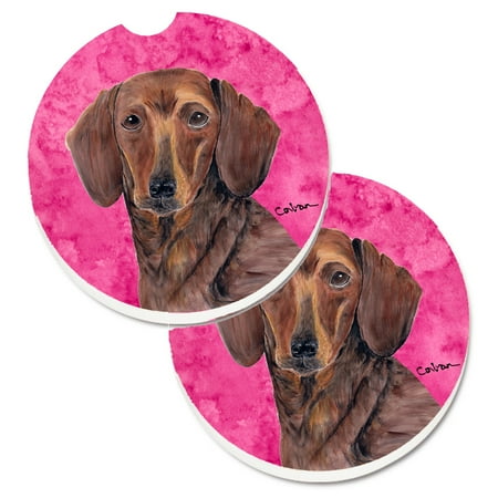 Carolines Treasures SC9137PKCARC Pink Dachshund Set of 2 Cup Holder Car Coasters Large multicolor
Carolines Treasures SC9137PKCARC Pink Dachshund Set of 2 Cup Holder Car Coasters Large multicolor