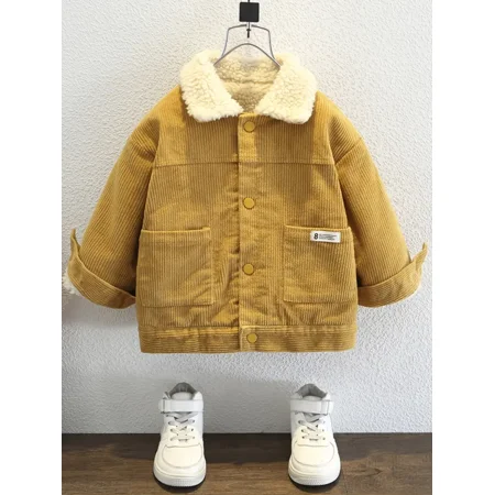 GEDER-FAKids Fleece Warm Winter Corduroy Jacket Lapel Button Reversible Coat Top Kids Clothes
GEDER-FAKids Fleece Warm Winter Corduroy Jacket Lapel Button Reversible Coat Top Kids Clothes
