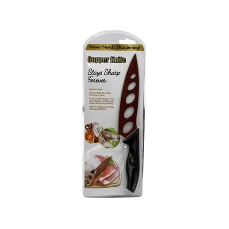 Kole Imports AA414-32 Stainless Steel Sharp Forever Copper Knife - Pack of 32
Kole Imports AA414-32 Stainless Steel Sharp Forever Copper Knife - Pack of 32