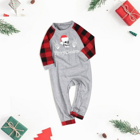 Christmas Gifts Family Matching Christmas Pajamas Set Plaid Sleeves Cute Pattern Printing Festival for Adults & Kids Parent Child Outfit (Baby) Polyester Grey 120
Christmas Gifts Family Matching Christmas Pajamas Set Plaid Sleeves Cute Pattern Printing Festival for Adults & Kids Parent Child Outfit (Baby) Polyester Grey 120