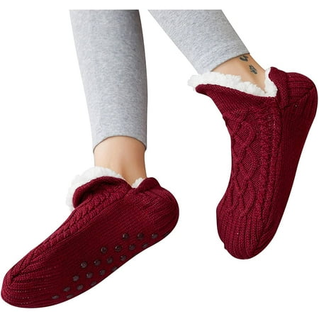 Socks Slippers - New Woven and Velvet Indoor Socks Slippers