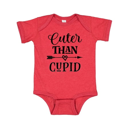 Inktastic Valentines Day Cuter Than Cupid Gift Baby Boy or Baby Girl Bodysuit