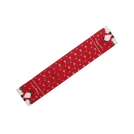 ELENXS Christmas Table Runner Holiday Xmas Tablecloth Rectangle Fabric Decoration Household Dining Room Placemats
ELENXS Christmas Table Runner Holiday Xmas Tablecloth Rectangle Fabric Decoration Household Dining Room Placemats