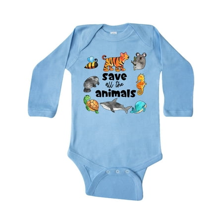 Inktastic Save All the Animals- Cute Gift Baby Boy or Baby Girl Long Sleeve Bodysuit
Inktastic Save All the Animals- Cute Gift Baby Boy or Baby Girl Long Sleeve Bodysuit