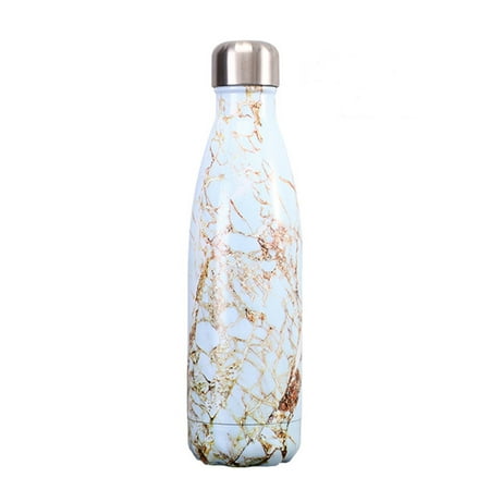 hirigin 500ml Thermal Bottle Portable Stainless Steel Marbling Insulated Drinks Flask for Coffee Cola
hirigin 500ml Thermal Bottle Portable Stainless Steel Marbling Insulated Drinks Flask for Coffee Cola