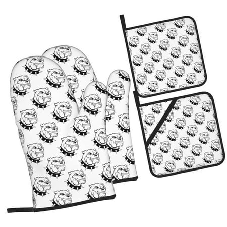 Pofeuu Cool Dog Print Oven Mitts and Pot Holders 4 pcs Set High Heat Resistant 500 Degree Extra Thicken Long Kitchen Cotton Oven Glove for Cooking
Pofeuu Cool Dog Print Oven Mitts and Pot Holders 4 pcs Set High Heat Resistant 500 Degree Extra Thicken Long Kitchen Cotton Oven Glove for Cooking