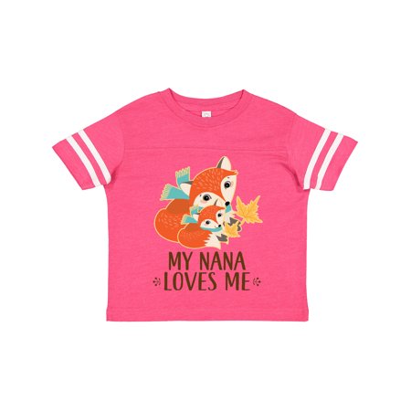 Inktastic My Nana Loves Me Grandchild Cute Fox Gift Toddler Boy or Toddler Girl T-Shirt
Inktastic My Nana Loves Me Grandchild Cute Fox Gift Toddler Boy or Toddler Girl T-Shirt
