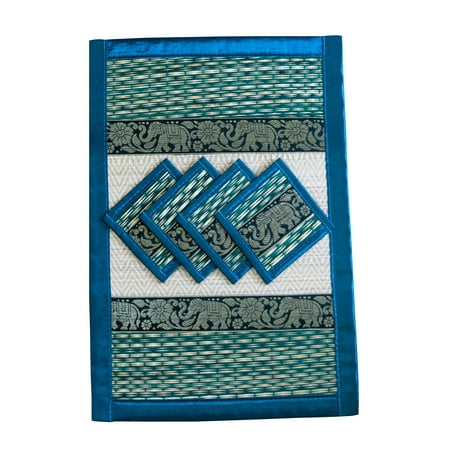 CCcollections Placemat Coaster 4 sets Eco-Friendly Heat Resistant Easy to Wipe Clean - LUXURY LARGE T2 - Navy Blue Striped
CCcollections Placemat Coaster 4 sets Eco-Friendly Heat Resistant Easy to Wipe Clean - LUXURY LARGE T2 - Navy Blue Striped