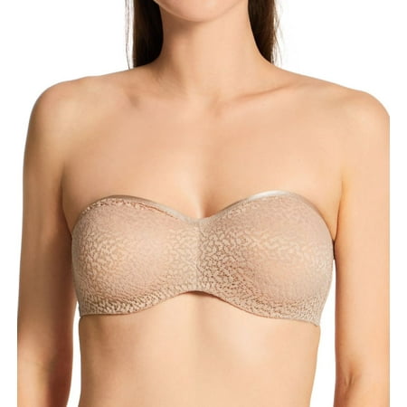 Women s DKNY DK4025 Modern Lace Unlined Strapless Bra (Champagne 30D)