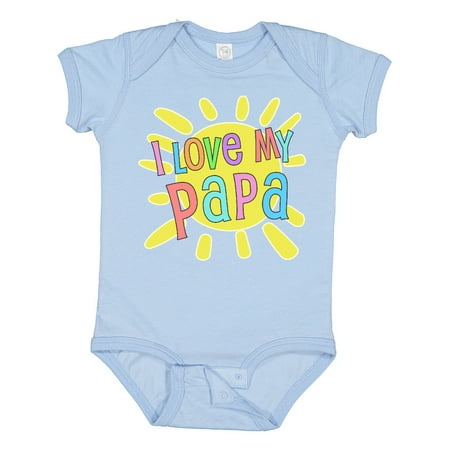 Inktastic I Love My Papa- Sun and Rainbow Letters Gift Baby Boy or Baby Girl Bodysuit
Inktastic I Love My Papa- Sun and Rainbow Letters Gift Baby Boy or Baby Girl Bodysuit