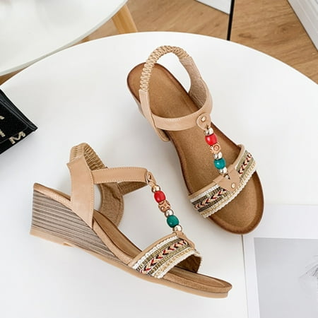 CAICJ98 Womens Shoes Women s Open Toe Walking Sandals Comfortable Adjustable Buckle Strap Dress Casual Slip On Wedge Slides Sandal Beige
CAICJ98 Womens Shoes Women s Open Toe Walking Sandals Comfortable Adjustable Buckle Strap Dress Casual Slip On Wedge Slides Sandal Beige