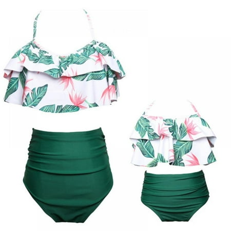 Gyratedream Girls Two Pieces Swimsuit for Women High Waisted Bikini Set Mommy and Me Bathing Suits Family Matching Swimwear
Gyratedream Girls Two Pieces Swimsuit for Women High Waisted Bikini Set Mommy and Me Bathing Suits Family Matching Swimwear