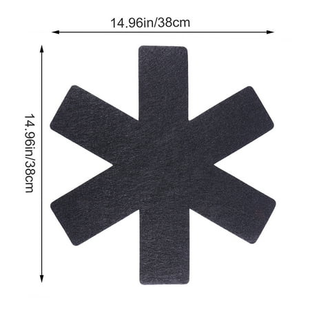 6pcs Non-woven Pot and Pan Protectors Non-stick Pot Holder Heat Insulation Pan Pad for Kitchen (Black)
6pcs Non-woven Pot and Pan Protectors Non-stick Pot Holder Heat Insulation Pan Pad for Kitchen (Black)