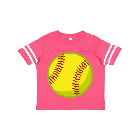Inktastic Personalized Softball Gift Toddler Boy or Toddler Girl T-Shirt