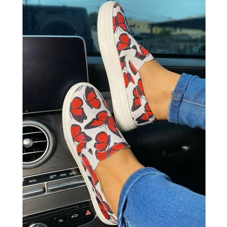 Women Fashion New Trend With Butterfly Print Ladies Hot Casual Low Top Canvas Shoes For Women
Women Fashion New Trend With Butterfly Print Ladies Hot Casual Low Top Canvas Shoes For Women