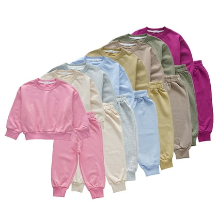 Esaierr Toddler Kids 2Pcs pullover Sweatshirt Top Sweatpants Outfit for Boys Girls Kids Long Sleeve Casual Clothing Set 1-10Y Baby Sweat Suit Jogger Pants Outfit
Esaierr Toddler Kids 2Pcs pullover Sweatshirt Top Sweatpants Outfit for Boys Girls Kids Long Sleeve Casual Clothing Set 1-10Y Baby Sweat Suit Jogger Pants Outfit