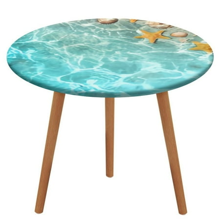 Bybiment Round Fitted Tablecloth with Elastic Edge Summer Starfish Seashells Beach Sea Decorative Tablecloth Table Cover 51 Inch
Bybiment Round Fitted Tablecloth with Elastic Edge Summer Starfish Seashells Beach Sea Decorative Tablecloth Table Cover 51 Inch