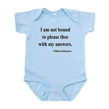 CafePress - Shakespeare 13 Infant Bodysuit - Baby Light Bodysuit Size Newborn - 24 Months
CafePress - Shakespeare 13 Infant Bodysuit - Baby Light Bodysuit Size Newborn - 24 Months