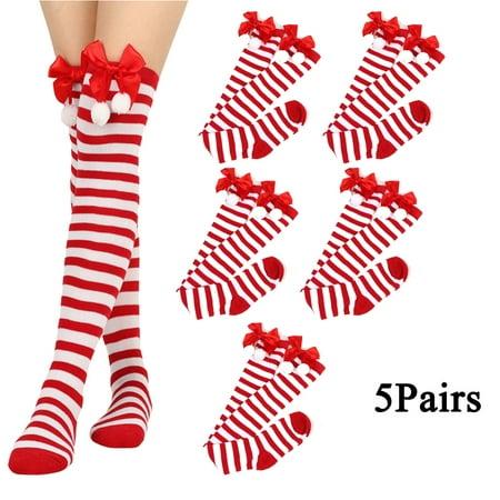 5Pairs Christmas Ornaments Socks Striped Long Stockings Christmas Decorations for Girls
5Pairs Christmas Ornaments Socks Striped Long Stockings Christmas Decorations for Girls