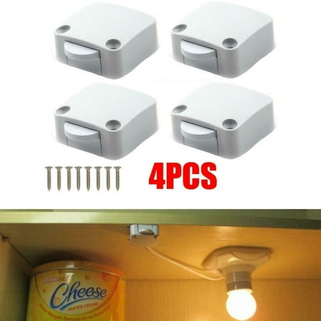 Mduoduo 4 Pcs Pantry Switch for Cupboard Cabinet Door Light Closet White Electrical Tobin
Mduoduo 4 Pcs Pantry Switch for Cupboard Cabinet Door Light Closet White Electrical Tobin