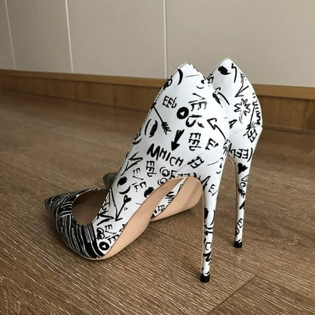2020 Amazing Women s Black and White Women Patent Print Pointed Toe Stiletto Pumps Fashion Designer Ladies High Heel Party Shoes Size 33-45 Rush Shipping Included
2020 Amazing Women s Black and White Women Patent Print Pointed Toe Stiletto Pumps Fashion Designer Ladies High Heel Party Shoes Size 33-45 Rush Shipping Included