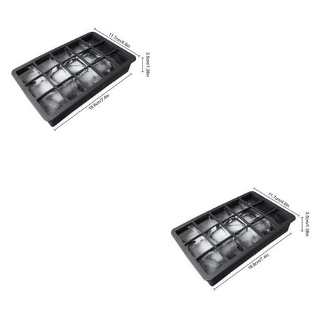 2Pcs Allayu 15 Grid Ice Cube Tray Home Bar Pub Cube Mould Ice Wine Ice Tree Maker Silicone Non-Stick Mould Tray
2Pcs Allayu 15 Grid Ice Cube Tray Home Bar Pub Cube Mould Ice Wine Ice Tree Maker Silicone Non-Stick Mould Tray