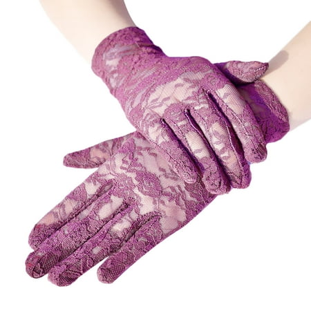 WANYNG Gloves Mittens Outdoor -proof riding screen display party household lace breathable gloves Purple
WANYNG Gloves Mittens Outdoor -proof riding screen display party household lace breathable gloves Purple