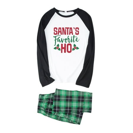 Liliz Christmas Pajamas for Family Long Sleeve Letter Print Raglan Tops + Plaid Pants Set
Liliz Christmas Pajamas for Family Long Sleeve Letter Print Raglan Tops + Plaid Pants Set