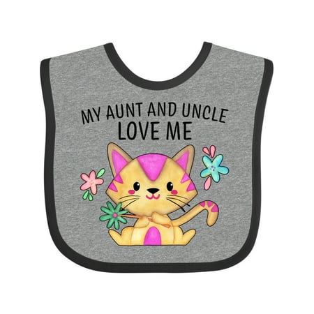 Inktastic My Aunt and Uncle Love Me with Cute Kitten and Flowers Gift Baby Boy or Baby Girl Bib
Inktastic My Aunt and Uncle Love Me with Cute Kitten and Flowers Gift Baby Boy or Baby Girl Bib