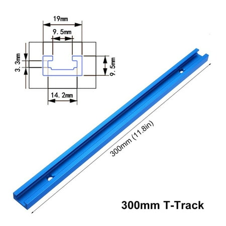 Aluminium Alloy 300-600mm T-Track T-Slot Miter Jig Tools For Woodworking Router