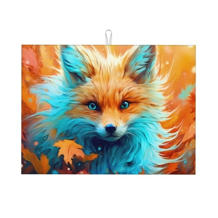 Jgfou Fiery Red Maple Leaf Fox Print Dish Drying Mat Large Dish Drying Mats for Kitchen Counter Easy Clean Dish Mat Kitchen Drying Mat 18 x24
Jgfou Fiery Red Maple Leaf Fox Print Dish Drying Mat Large Dish Drying Mats for Kitchen Counter Easy Clean Dish Mat Kitchen Drying Mat 18 x24