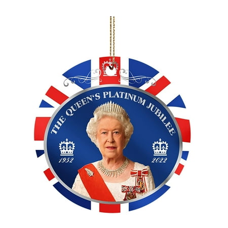 Medcursor The Queen s Platinum-Jubilee Celebration Pendant Car Rearview Mirror Ornament
Medcursor The Queen s Platinum-Jubilee Celebration Pendant Car Rearview Mirror Ornament