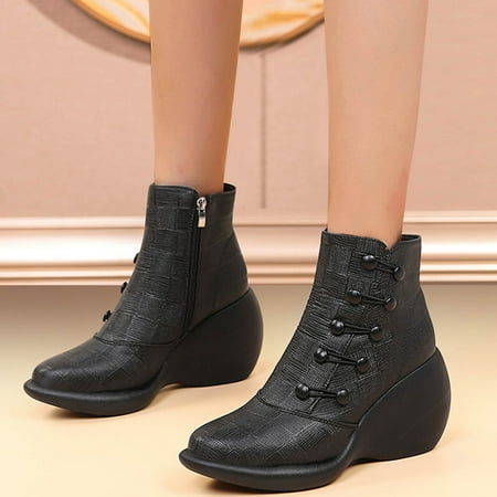 MIASHUI Zipper Slope Women s Round Casual Short Warm Toe Plush Fashion Boots Heel women s boots Women Sneakers Shoes Wedges Women Shoes Casual
MIASHUI Zipper Slope Women s Round Casual Short Warm Toe Plush Fashion Boots Heel women s boots Women Sneakers Shoes Wedges Women Shoes Casual