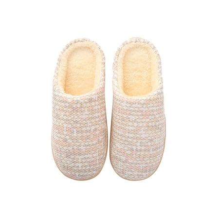 Gomelly Unisex House Shoes Slip On Fuzzy Slipper Closed Toe Winter Warm Slippers Breathable Clogs Indoor Bedroom Home Shoe Beige 7-7.5
Gomelly Unisex House Shoes Slip On Fuzzy Slipper Closed Toe Winter Warm Slippers Breathable Clogs Indoor Bedroom Home Shoe Beige 7-7.5