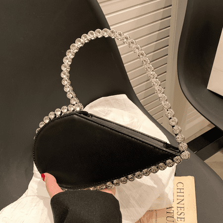 XIAOGZAHUOP Elegant Heart-Shaped Evening Bag - Stylish Rhinestone-Decorated Dinner Bag - Perfect Handbag for Carnaval Party and Prom Night
XIAOGZAHUOP Elegant Heart-Shaped Evening Bag - Stylish Rhinestone-Decorated Dinner Bag - Perfect Handbag for Carnaval Party and Prom Night