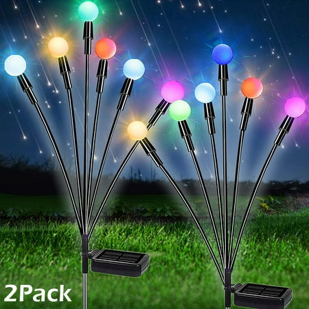 2 Pack Solar Garden Lights Swaying Light - Swaying When Wind Blows Solar Lights Outdoor Decorative for Yard Patio Pathway Decoration
2 Pack Solar Garden Lights Swaying Light - Swaying When Wind Blows Solar Lights Outdoor Decorative for Yard Patio Pathway Decoration