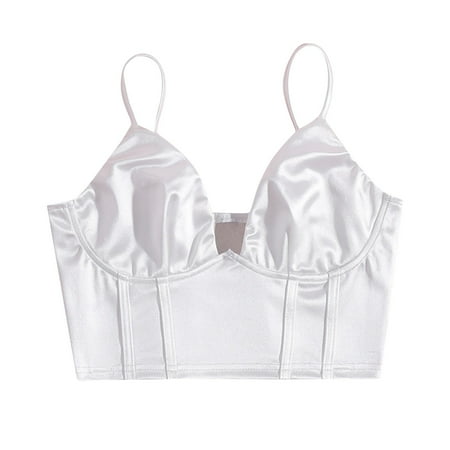 EHTMSAK Breathable Adjustable Straps Daily Bras for Women Adjustable Strap V Neck Everyday Bralette Plunge Bras White S
EHTMSAK Breathable Adjustable Straps Daily Bras for Women Adjustable Strap V Neck Everyday Bralette Plunge Bras White S