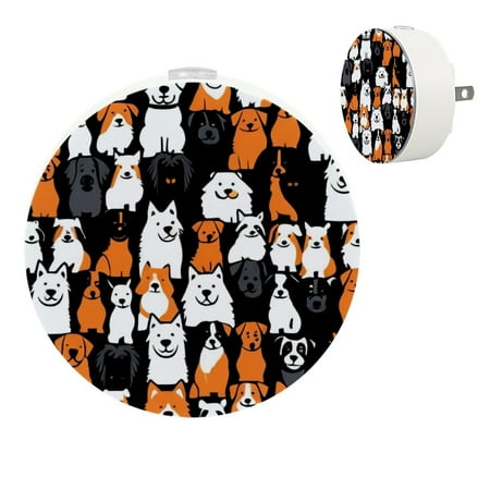 Colorful Dog Automatic night lights plug into wall Dusk to Dawn Sensor Nightlights for Kids & Adults for Bathroom Hallway
Colorful Dog Automatic night lights plug into wall Dusk to Dawn Sensor Nightlights for Kids & Adults for Bathroom Hallway