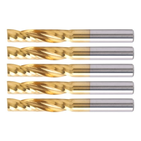 5pcs Professional CNC End Mill Metal Spiral Router Bit Milling Cutter Accessory 6 X 28 X 55mm
5pcs Professional CNC End Mill Metal Spiral Router Bit Milling Cutter Accessory 6 X 28 X 55mm