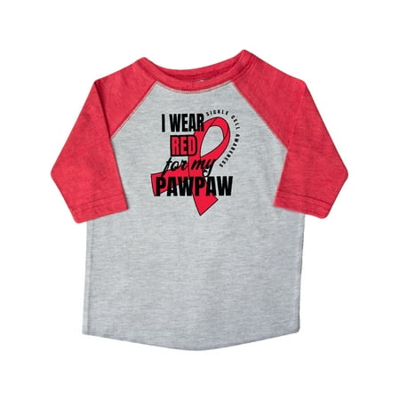 Inktastic Sickle Cell Awareness I Wear Red For My Pawpaw Gift Toddler Boy or Toddler Girl T-Shirt
Inktastic Sickle Cell Awareness I Wear Red For My Pawpaw Gift Toddler Boy or Toddler Girl T-Shirt