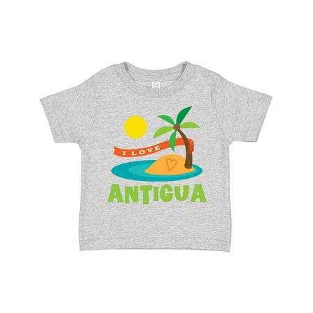 Inktastic I Love Antigua Gift Toddler Boy or Toddler Girl T-Shirt
