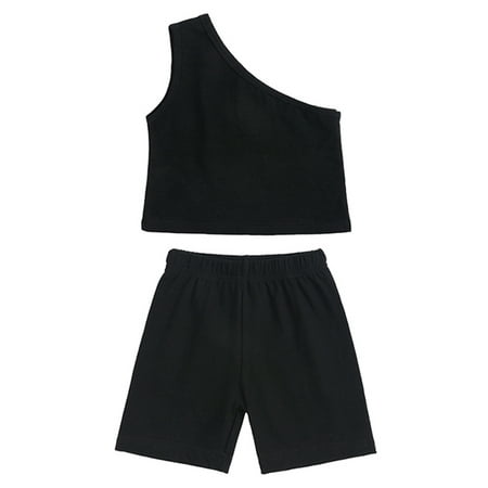 Outfits for Kids Summer Solid Tops Shorts Trousers Sleeveless Fashionable Casual Style 4Y Suits for Kids
Outfits for Kids Summer Solid Tops Shorts Trousers Sleeveless Fashionable Casual Style 4Y Suits for Kids