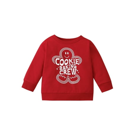 Genuiskids Toddler Baby Girls Boys Christmas Sweatshirt Pullover Tops Long Sleeve Letters Casual Loose Fall Spring Tops
Genuiskids Toddler Baby Girls Boys Christmas Sweatshirt Pullover Tops Long Sleeve Letters Casual Loose Fall Spring Tops