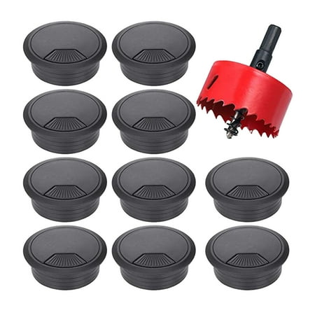 10Pcs 60mm Desk Cord Cable Grommets Cover with Drill Bit Lightweight for drill Holes in Wooden Boards Professional Accessories Durable
10Pcs 60mm Desk Cord Cable Grommets Cover with Drill Bit Lightweight for drill Holes in Wooden Boards Professional Accessories Durable