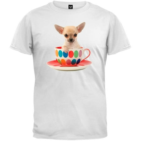 Chihuahua In Cup White T-Shirt