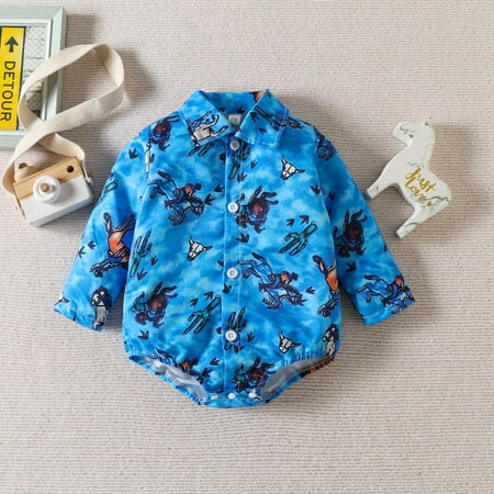 Baby Boy Fall Winter Clothes Cow Print Romper Long Sleeve Onesie Shirt Romper Western Outfit
Baby Boy Fall Winter Clothes Cow Print Romper Long Sleeve Onesie Shirt Romper Western Outfit